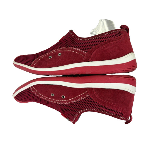 Spring Step Racer Womens Size EU 42M /US 10.5-11 Leather Upper Walking Shoes Red - Picture 5 of 11